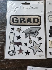 Graduation Diploma Robe Stickers New -3 Sealed From Hobby Lobby