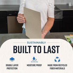 100 Sheets of 8.5″ x 11″ Chipboard – Perfect for DIY Projects and Shipping
