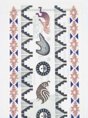 2002 Tumblebeasts Southwest Design Border Stickers 5.5×12 In. sheet Kokopelli