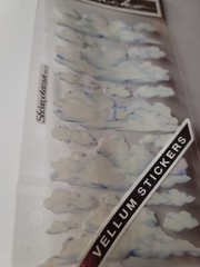 Sticko Vellum Clouds Sticker Sheet Scrapbooking Card Making Crafts New