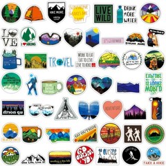25 Hiking Outdoor Explore Nature Cute Stickers Decals