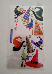 Lot of HALLOWEEN FALL Stickers Scrapbook New & Open Packages GOOGLE EYES SKULL