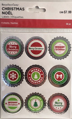 Recollections Christmas Stickers, 36 pcs – MERRY CHRISTMAS