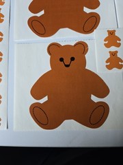 Vintage 70s 80s Mrs Grossman Teddy Bear Sticker Lot All Sizes Small Medium Large