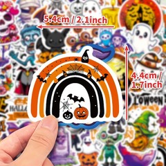50PCS Halloween Stickers – «Trick or Treat» & Ancestor Honoring Theme Decals for
