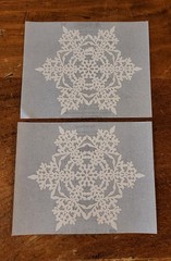 Mrs. Grossman Sticker Half Sheets – Laser Cut Snowflake