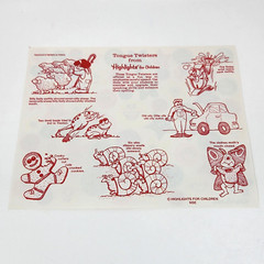 1 VINTAGE SHEET OF HIGHLIGHTS COLORFUL SMILE FACE + STARS FUNNY FACES STICKERS