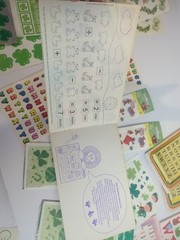 HUGE Vintage Sticker Lot & Sticker Book! St Patrick’s, Letters, Elmo, Sandylion