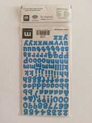4 Creative Letters Dot Red Purple Teal Navy Blue 7/16″ Repositionable Stickers