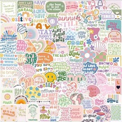 100Pcs Motivational Stickers Positive Quote Scrapbook Affirmation Decal Gift