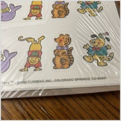 1992 Current School Matters Circus Animals Stickers New Sealed Colorado Springs