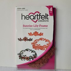 Heartfelt Creations Sunrise Lily Frame HCSD1-2002 Stamp and Die Combo