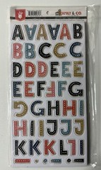 Fancy Pants Designs Chipboard Stickers, Variations-Alpha, Glitter, More-U Choose