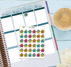 Rent Due Spending Tracker Reminder Hand Drawn Planner Stickers Bill Organizers