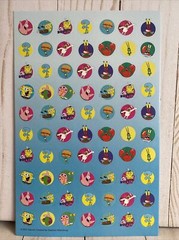 SpongeBob SquarePants Stickers Single Sheet Circles For Behavioral Charts New