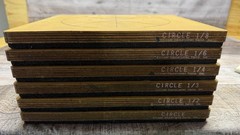 Ellison AccuCut Circles Die Cuts Lot Of (6) 12”x 10”