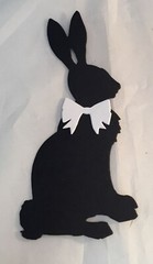 Tim Holtz Die Cuts * Cottontail * 12 Pieces* Black, White, Pastel, Gray or Kraft