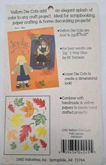 PAPER REFLECTIONS VELLUM DIE CUTS FALL LEAVES
