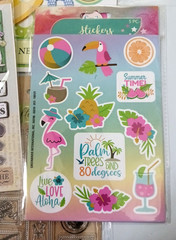 Large lot of scrapbook craft stickers 25 packs Family, summer, baby. Pop-up 3D +