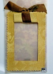 Clearance 1 Frame Sticker Roman Shade Tan 3-1/2 x 5 Inches EK Success NIP