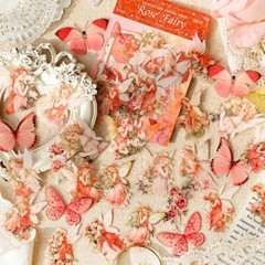 Fantasy Flower Fairy PET Stickers Bullet Journals Album Card Scrapbooking Crafts