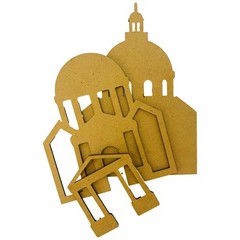 Stamperia Crafty Shapes – Venice City of Art basilica, KLSM55