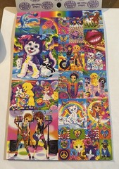 VTG Lisa Frank The 2nd Official Collectors Set 1850 Stickers, most remaining