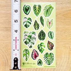 Stickii – Monstera Leaf Stickers – Plant Leaves Sticker Sheet – Crafts Planners