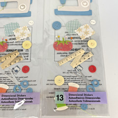 Vintage Jolee’s Sewing Machine & Notions Sticker Lot- NOS- Set of 3