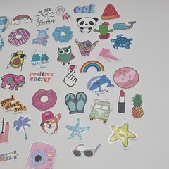 Cute Animals & Insects Sticker Lot – Multicolor Assorted Scrapbooking Designs