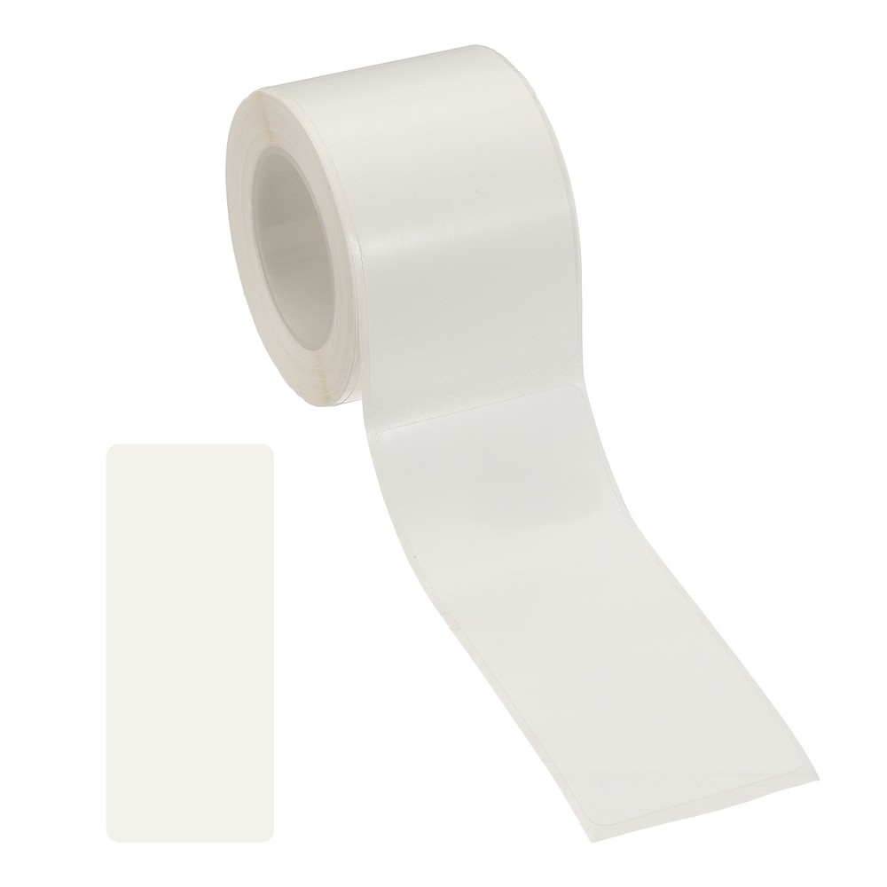 80 Pcs Thermal Sticker Paper, 1.2×2.8″ Square Thermal Printer Label, White