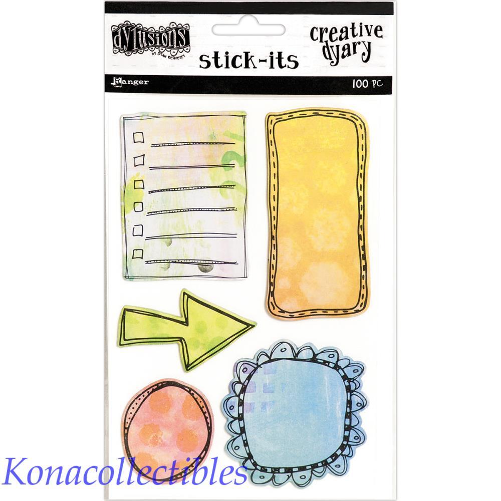Dyan Reaveley’s Dylusions Creative Dyary Stick-Its New! 100Pc.