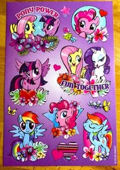 MY LITTLE PONY STICKERS NEW 3 SHEETS FREE SHIP