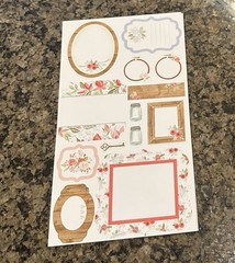 Echo Park FARMHOUSE MARKET Sticker Book 16 Pages Icons Letters Words Phrases