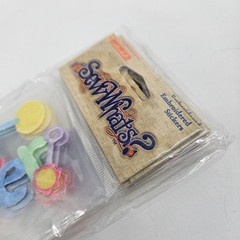 Vintage Stickopotamus Sticko Sew Whats Embroidered Baby Shower Stickers Lot of 6