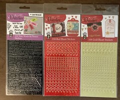 NOS Dazzles Stickers Lot 16 Jewel Glitter Older Scrapbooking Supplies