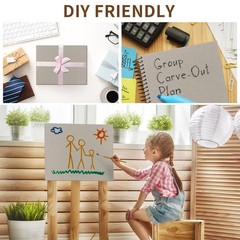 25 PCS Chipboard Sheets 8.5×11 Inch 40PT Chip Board Book Binding Scrapbook