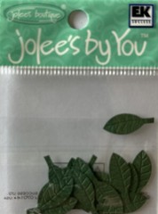 DARK GREEN BIRCH LEAF Die-cut Embellishment(20pc)Jolees •Garden•Christmas•Stems•