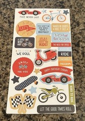 Echo Park ALL BOY Sticker Book 16 Pages Icons Letters Words Phrases