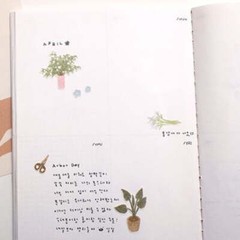 FLOWER CAFE – Adorable scrapbooking sticker