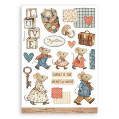 Stamperia A5 Washi Pad- Family, SBW28