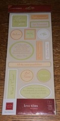 Chatterbox ~Before There Was You~Love Tiles~ Pregnancy Trimester Craving Sticker