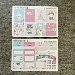 TheCoffeeMonsterzCo Alice in Wonderland Planner Set We found Wonderland TCMC