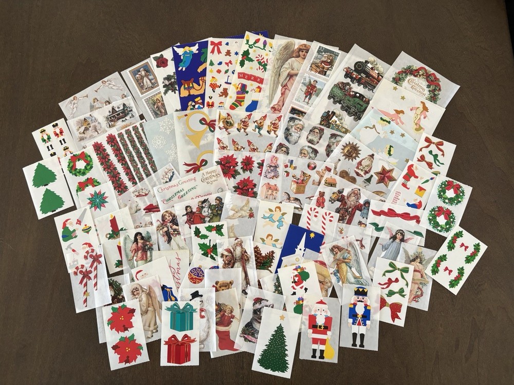 Vintage Mrs. Grossman’s and Gifted Line Christmas Stickers 60+sheets