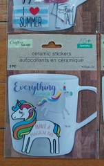 NIP Mixed Lot of 6 Magic On Ceramic Stickers Crafter’s Square 20 stickers in all