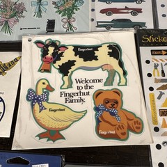 Stickopotamus Glitter Sticker Lot Binder Stickers Spring Cars Dogs Golf Cowboy