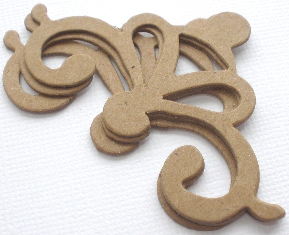 {8} *DECORATiVE MiNi ACCENT* Bare Chipboard Die Cuts – 1 1/2″ x 2 7/8″
