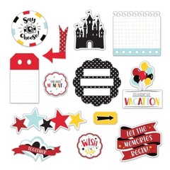 Creative Memories SPARKS OF MAGIC Embellishments NEW-Die cuts, gemstone NEW