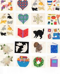 Vintage Mrs Grossman Stickers Lot – Kittens Opal Flowers Hearts / MS-1867C