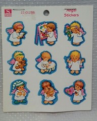 Vintage Redi-Stix STICKERS*Adorable Angels*Standard Publishing